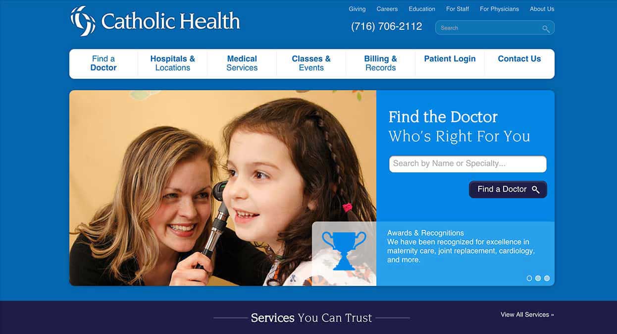 Catholic Health System Home Page