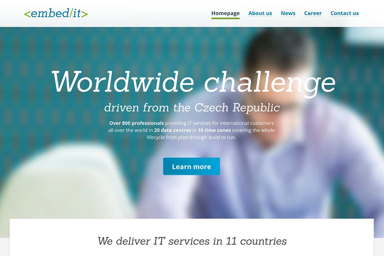 EmbedIT home page