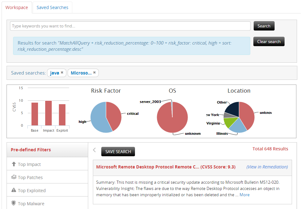 Free Form Search Analytics